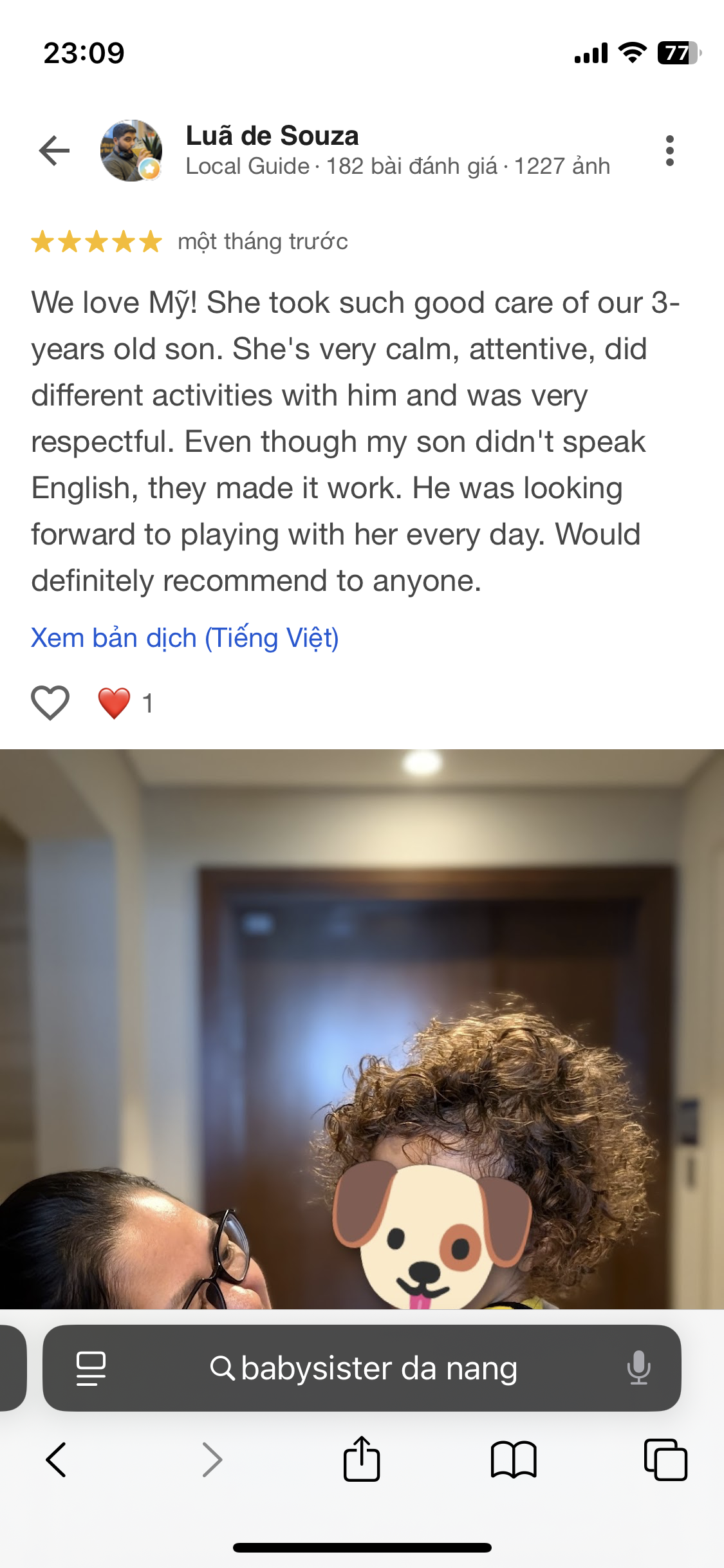 Parent review